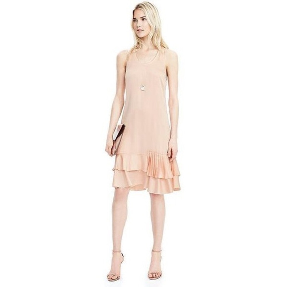 Banana Republic Tiered Ruffled Drop Waist Dress